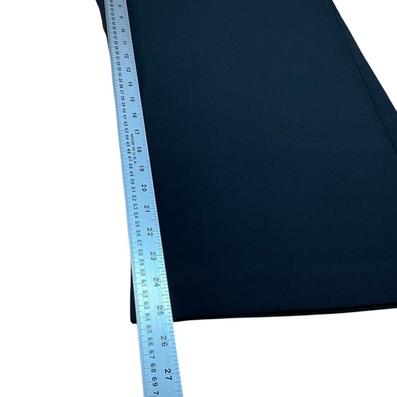 INC INTERNATIONAL CONCEPTS Black Wide Leg Tie Front Pull On Cropped Pants Sz L - Picture 8 of 10